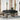 6-delige Loungeset met kussens poly rattan lichtgrijs