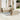 7-delige Loungeset met kussens poly rattan beige