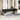 7-delige Loungeset met kussens poly rattan lichtgrijs