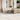 10-delige Loungeset met kussens poly rattan beige
