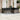 10-delige Loungeset met kussens poly rattan grijs