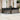 11-delige Loungeset met kussens poly rattan grijs