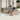 9-delige Loungeset met kussens poly rattan beige