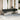 7-delige Loungeset met kussens poly rattan lichtgrijs