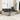 5-delige Loungeset met kussens poly rattan lichtgrijs