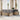 6-delige Loungeset met kussens poly rattan beige