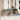 7-delige Loungeset met kussens poly rattan beige