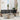 6-delige Loungeset met kussens poly rattan lichtgrijs