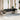 6-delige Loungeset met kussens poly rattan lichtgrijs