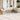 10-delige Loungeset met kussens poly rattan beige
