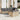 9-delige Loungeset met kussens poly rattan beige
