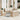 8-delige Loungeset met kussens poly rattan beige