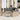 8-delige Loungeset met kussens poly rattan beige