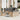 9-delige Loungeset met kussens poly rattan beige