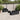 6-delige Loungeset met kussens poly rattan zwart