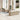 6-delige Loungeset met kussens poly rattan beige