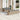 8-delige Loungeset met kussens poly rattan beige