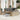 9-delige Loungeset met kussens poly rattan beige