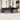 10-delige Loungeset met kussens poly rattan grijs