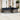 10-delige Loungeset met kussens poly rattan grijs