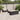 6-delige Loungeset met kussens poly rattan zwart