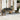 6-delige Loungeset met kussens poly rattan grijs