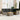 6-delige Loungeset met kussens poly rattan grijs