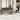 7-delige Loungeset met kussens poly rattan grijs