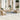 7-delige Loungeset met kussens poly rattan beige
