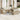 12-delige Loungeset met kussens poly rattan beige