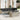 9-delige Loungeset met kussens poly rattan lichtgrijs