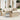 8-delige Loungeset met kussens poly rattan beige