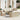 9-delige Loungeset met kussens poly rattan beige