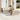 7-delige Loungeset met kussens poly rattan beige
