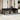 10-delige Loungeset met kussens poly rattan grijs