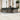 10-delige Loungeset met kussens poly rattan grijs