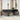 6-delige Loungeset met kussens poly rattan grijs