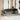 6-delige Loungeset met kussens poly rattan grijs