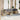 7-delige Loungeset met kussens poly rattan beige