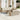 9-delige Loungeset met kussens poly rattan beige