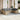 9-delige Loungeset met kussens poly rattan beige