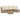 6-delige Loungeset met kussens poly rattan beige