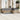 10-delige Loungeset met kussens poly rattan gemengd beige