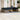 11-delige Loungeset met kussens poly rattan grijs