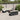 11-delige Loungeset met kussens poly rattan zwart
