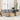 6-delige Loungeset met kussens poly rattan gemengd beige