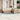 10-delige Loungeset met kussens poly rattan beige