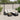 6-delige Loungeset met kussens poly rattan zwart