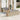 6-delige Loungeset met kussens poly rattan beige
