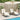 Ligstoelen 2 st met kussens poly rattan beige